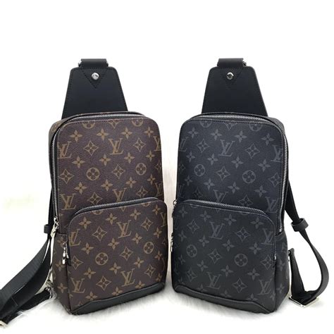 lv avenue sling bag blue|louis vuitton men's sling bag.